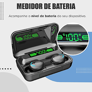 Fone de Ouvido Bluetooth com Microfone TWS PRO.